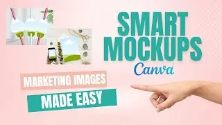 Drag and Drop Canva Smart Mockup for Small Businesses - Party Decorations Marketing Images Made Easy