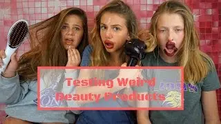 Testing Weird Beauty Products... MUST SEE
