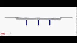 Dynamic Response of Multi-Span Bridge - midas Civil