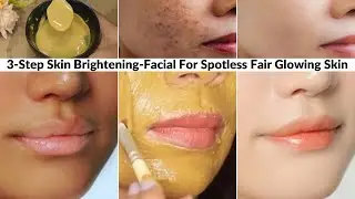 3-Step Multani Mitti Facial-Whitens Dark Skin-Clears Pigmentations & Spots-Gives Bright Glowing Skin
