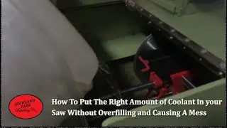 Как залить необходимое количество охлаждающей жидкости в пилу, не перелив и не испортив инструмент