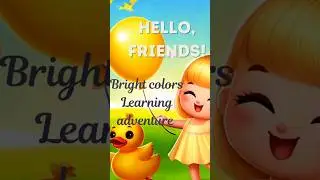 Learn Colors with Animation | Bright colors Learn&nbsp;adventure | Colorful Animation for Kids #shorts