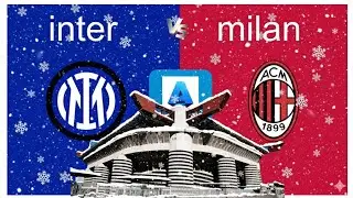 un #derbymilano imbiancato ? una partita con rischio #sozza o rischio #neve ? #intermilan #seriea 