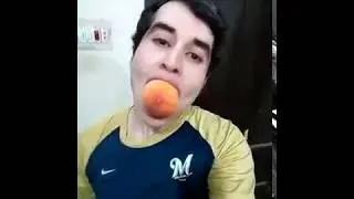 nasir khan jan tell how to eat peach funny video