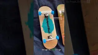NEW VS OLD FINGERBOARD SET-UP! D-Wood Fingerbaords #fingerboarding #fingerboard #dwood #designedwood