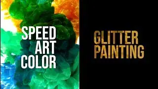 Boris Normand artiste peintre Performer, speed & glitter live painting,  portraits paillettes