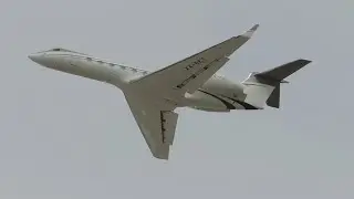 Gulfstream G550 [XA-RET] takeoff from LAX