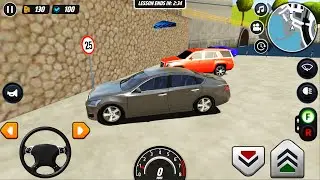 Black Sedan City Driving School - Driver's License Course #5 - Car Game Android iOS Gameplay