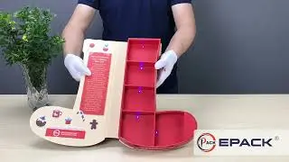 Christmas Stocking / Christmas Themed Marketing Boxes With Led Lights