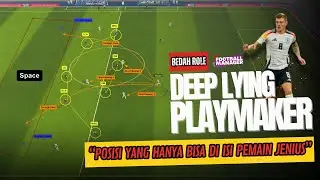 Penjelasan Role Deep Lying Playmaker di FM24┃Sutradara Sepakbola • Football Manager 2024