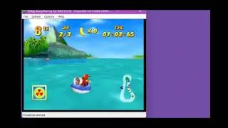DKR | Track Mode in Sherbet Island with Diddy Kong