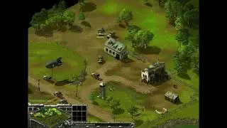 Sudden Strike Gold Edition I(3-3) 2vs2 MisterPimmler/BloodSport vs Gelo/Hanzen Full Gameplay