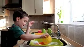 Save water while you wash up