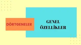Köşegenleri Dik Kesişen Dörtgenler ve Neden Dik Kesişirler
