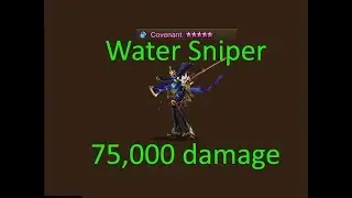 SUMMONERS WAR : SPOTLIGHT - COVENANT - THE WATER SNIPER - 75,000 DAMAGE