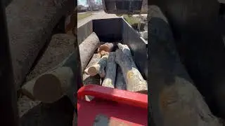 Working the Grapple Truck #grapplesawtruck #treeservice