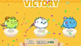 DAP Axie Infinity Arena Gameplay 2100+ MMR | Dusk, Aqua, Plant | Shrimpinator gameplay |