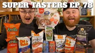 Super Tasters Podcast Ep. 78 - Amos 4D Gummy Fish, 8 Flavors of Old Dutch & WARHEADS PICKLE!