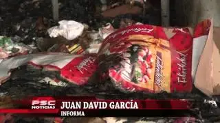 INCENDIO EN PANADER&Iacute;A DEL CENTRO DE TULU&Aacute;
