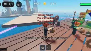 Escaping The Giant KRAKEN MONSTER In Roblox Raft 101...