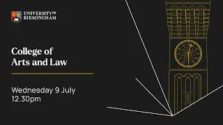 Summer Congregation: Wednesday 9th July 2025 @ 12:30pm