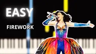 Firework - Katy Perry - EASY Piano Tutorial