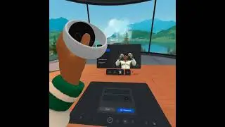 My Virtual Office in the Metaverse in Meta Horizon Workrooms. @meta #virtualreality #metaverse