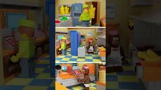 LEGO Ideas The Simpsons: The Krusty Burger #lego #legos #legoideas #thesimpsons #krustyburger