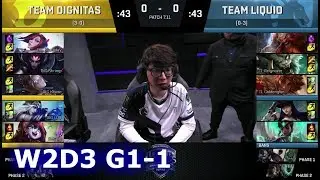 Dignitas vs Liquid | Game 1 S7 NA LCS Summer 2017 Week 2 Day 3 | DIG vs TL G1 W2D3