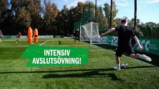 RÄDDNINGAR OCH SNYGGA MÅL! | Avslutsövning med anfallarna | Marbella 2024