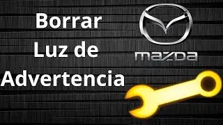 Borrar llave indicadora de mantenimiento mazda 3