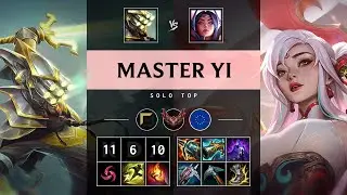Master Yi Top vs Irelia - EUW Grandmaster Patch 25.17