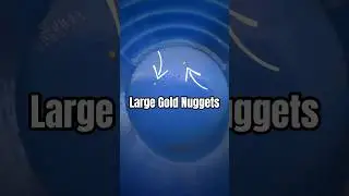 Large gold nuggets in a gold pan #goldrush #kids #adventure #digging