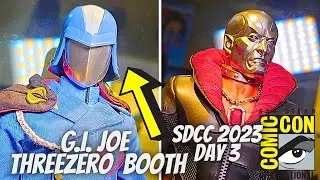 G.I. Joe New Figures Threezero Booth SDCC 2023 Day 3