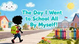 The Day I Went to School All By Myself! | Realistic Fiction