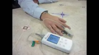 Plasmotekk  Blood Oxygen Demonstration  On  Oximeter