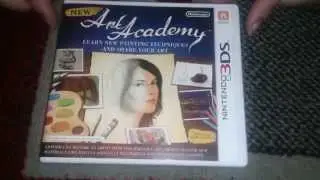 Nostalgamer Unboxing New Art Academy On Nintendo 3DS UK PAL System Version