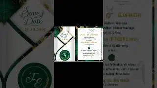 Carte Election CI #love #partageinvitation #wedding #couple #mariage #buzzivoire #weddinginspiration