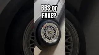 Echte BBS-Felge? Oder Nachbau-Alufelge aus dem Zubeh&ouml;r Oldtimer Youngtimer? #bbs #golfmk2 #golfgti