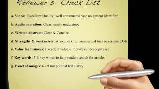 Colonoscopy: Video GIE Review Process