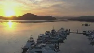Brisbane Water Sunrise, Central Coast, NSW | 4K Mavic 2 Pro drone footage | Ben Harrison | RPA Op.