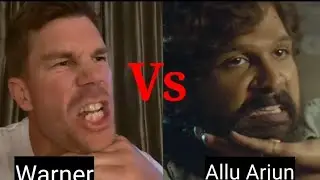 David Warner Vs Allu Arjun Pushpa Dialogue🔥 / TAGGEDELE #shorts #pushpadialogue #pushpa #davidwarner