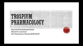 Trospium Sanctura Pharmacology