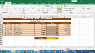 Excel Custom Format to Show Units With Number And Calculate Sum || Excel Quick Tricks