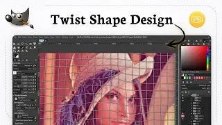 How to apply warp transform in GIMP (Fluid Distortion)