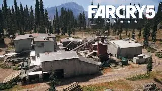 Far Cry 5 - stealth Outpost Liberation Baron Lumber Mill