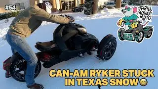 Can-Am Ryker 600 Stuck in Snow! - 🥶 #nodawg