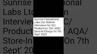#latest Pharma job #short #viral #video #youtubeshorts