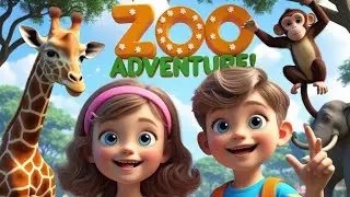 &ldquo;Smarty Kids,Wild Zoo Adventure 🐒🦓🦁 |Fun Animal Explorers!#KidsSong#Funny#GulfGcc#Euope#East#Usa#Aus