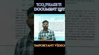 ICG Phase-2 Important Documents | Coast Guard GD/DB Required Documents #IndianCoastGuard #ytviral